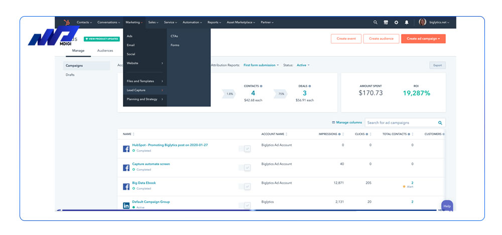 Top 12 phần mềm Marketing Facebook miễn phí - MDIGI | MDIGI